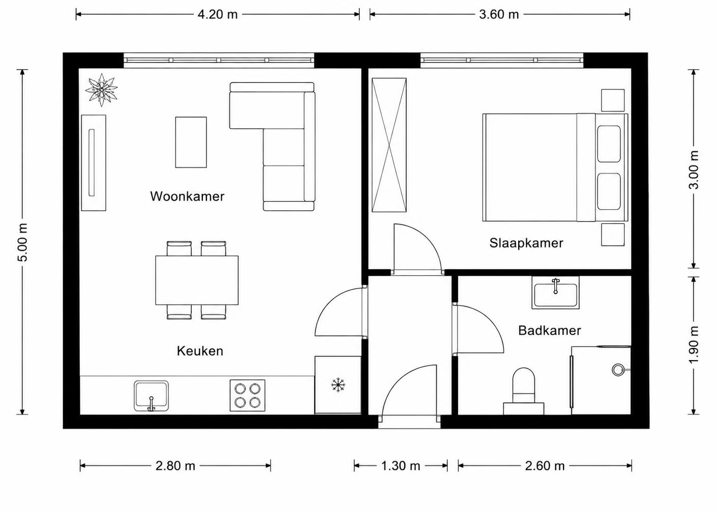 2D plattegrond